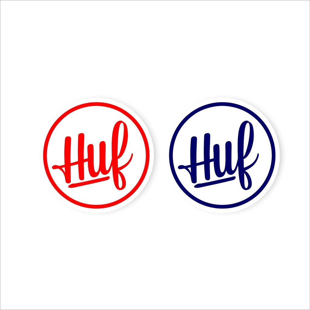 

Stiker brand stiker distro Huf bulet bahan graftac anti air