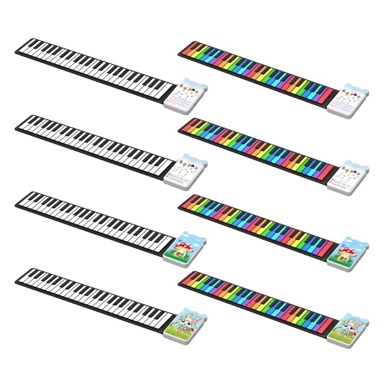 49 Key Roll Up Piano Electric Piano Keyboard Small Roll Up Piano Keyboard Silicone Foldable Piano Sm