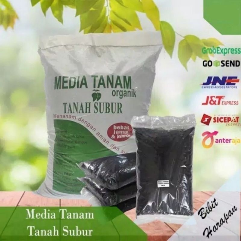 Media tanam tanah subur kemasan ekonomis - media tanam - tanah subur - media tanam organik