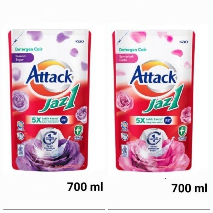 Attack Jaz1 Detergel 700ml - Attack Jaz 1 Refill - Deterjen Cair - Jaz1 Liquid
