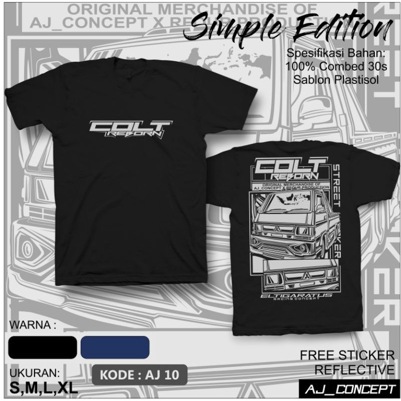 AJ 10 kaos L300/kaos pick up mania/elsamania/truk mania/kaos truk