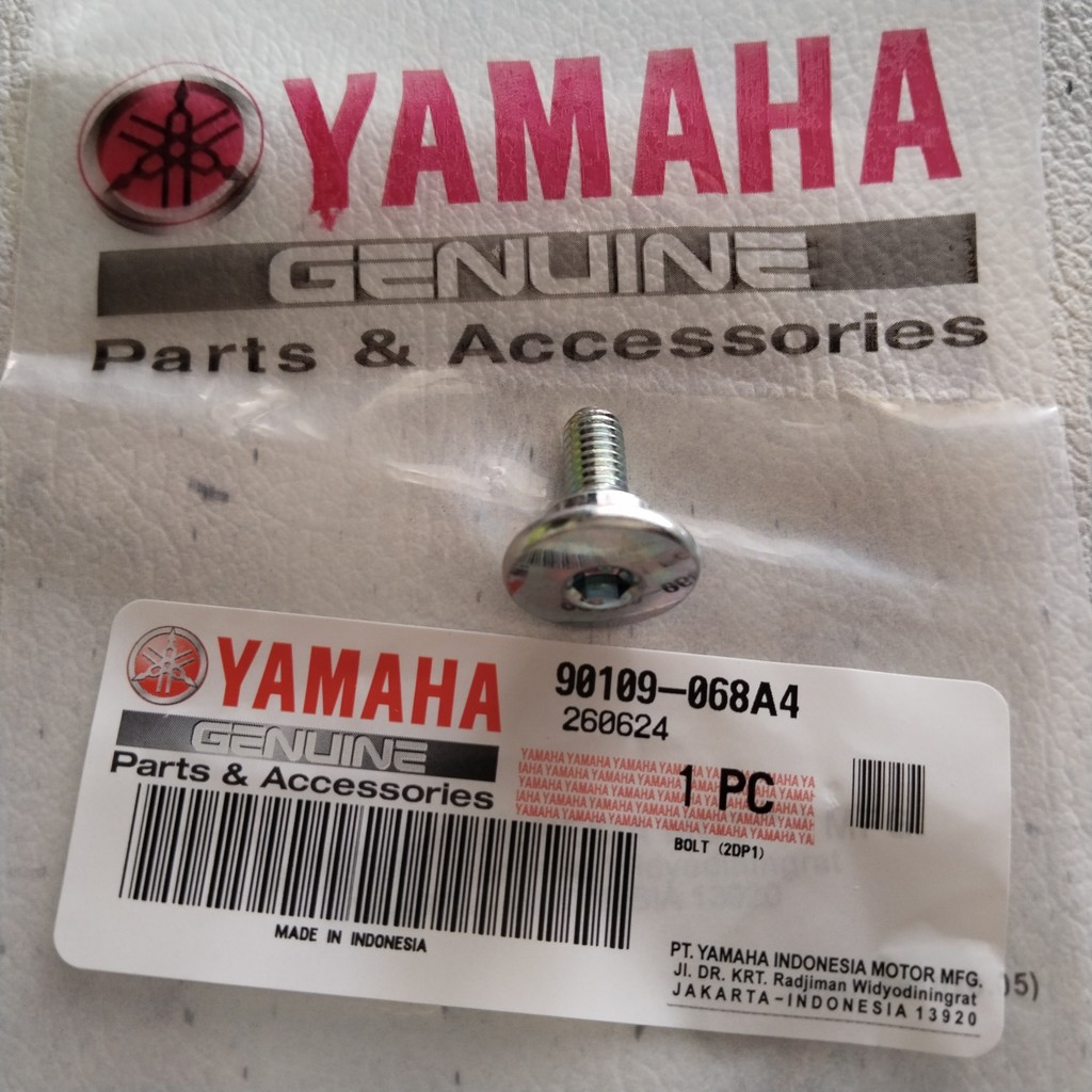 Baut L Spakbor Depan NMax, Aerox 155 90109-068A4 Asli Yamaha