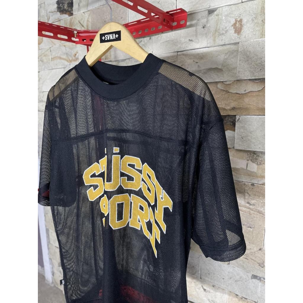 STUSSY SPORT MESH JERSEY TSHIRT