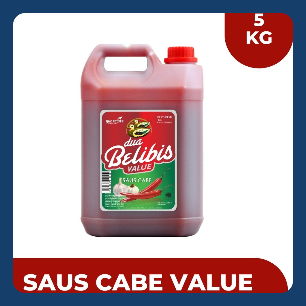 

DUA BELIBIS VALUE SAUS CABE (5kg)
