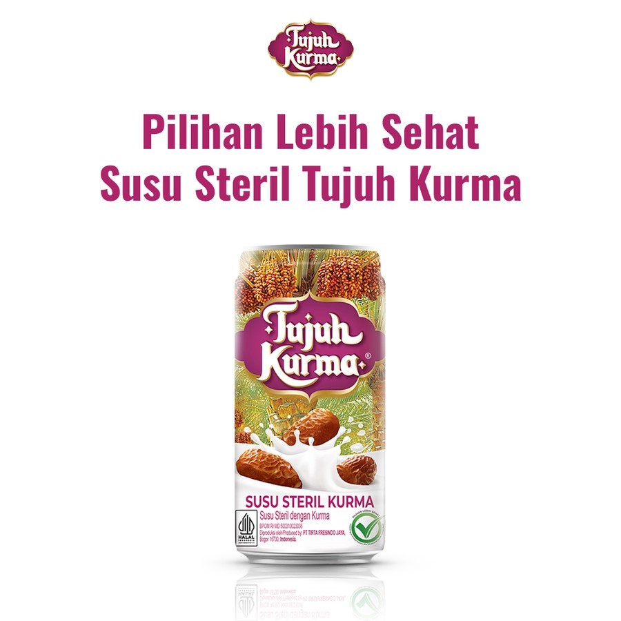 

Tujuh Kurma Susu Steril 200 ml. 1 Pack isi 12 pcs.