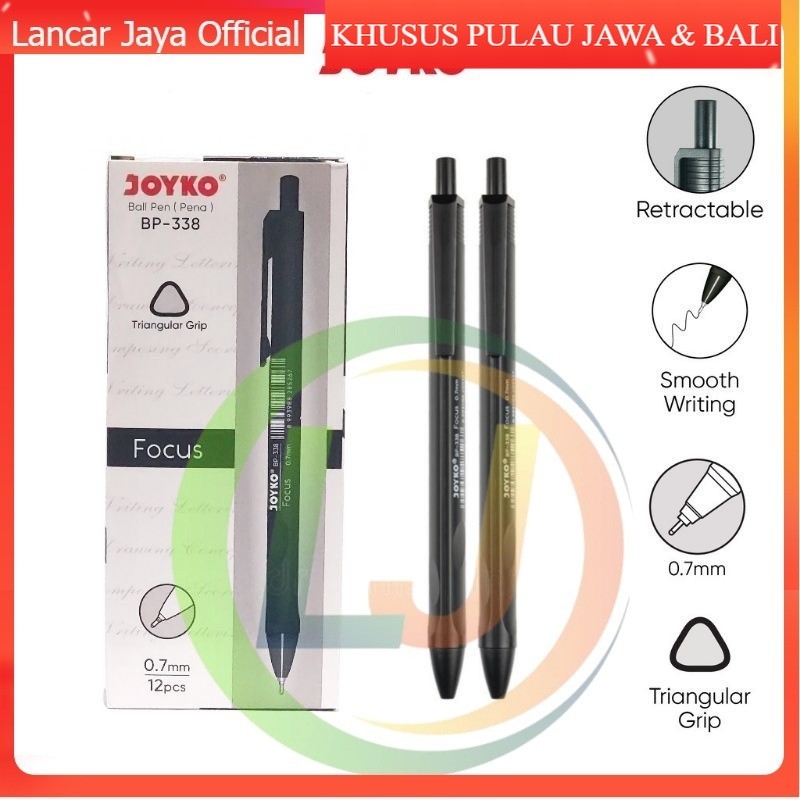 

[ATK] BOLPOINT JOYKO VOKUS 1 LUSIN 12 PCS | BOLPEN JOYKO VOKUS |PEN CETIT | BALPEN CETEK