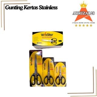 

AFL GUNTING KERTAS SCISSORS UKURAN S - M - L STAINLESS TAJAM