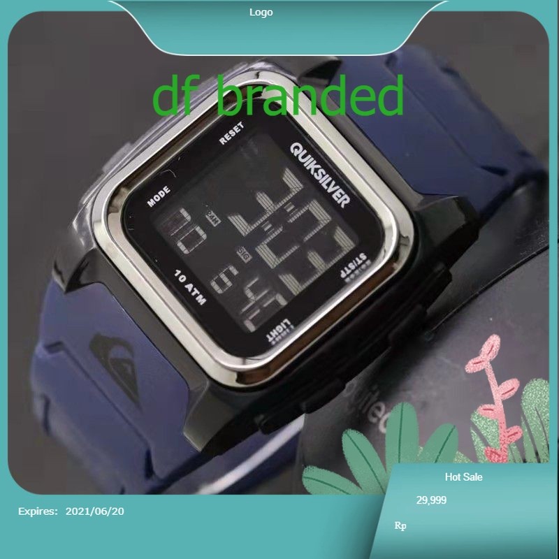 TERLARIS JAM TANGAN SPORTY DIGITAL ANTI AIR 511 TACTICAL KOTAK