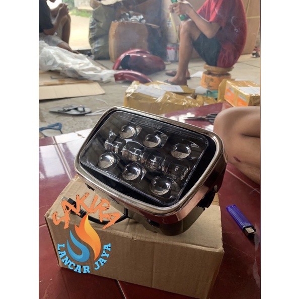 reflektor lampu depan daymeker RX king oval lampu depan RX king daymeker RX king tebal dan presisi