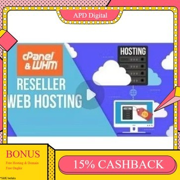 JUAL WHM RESELLER HOSTING SSD CPANEL APD