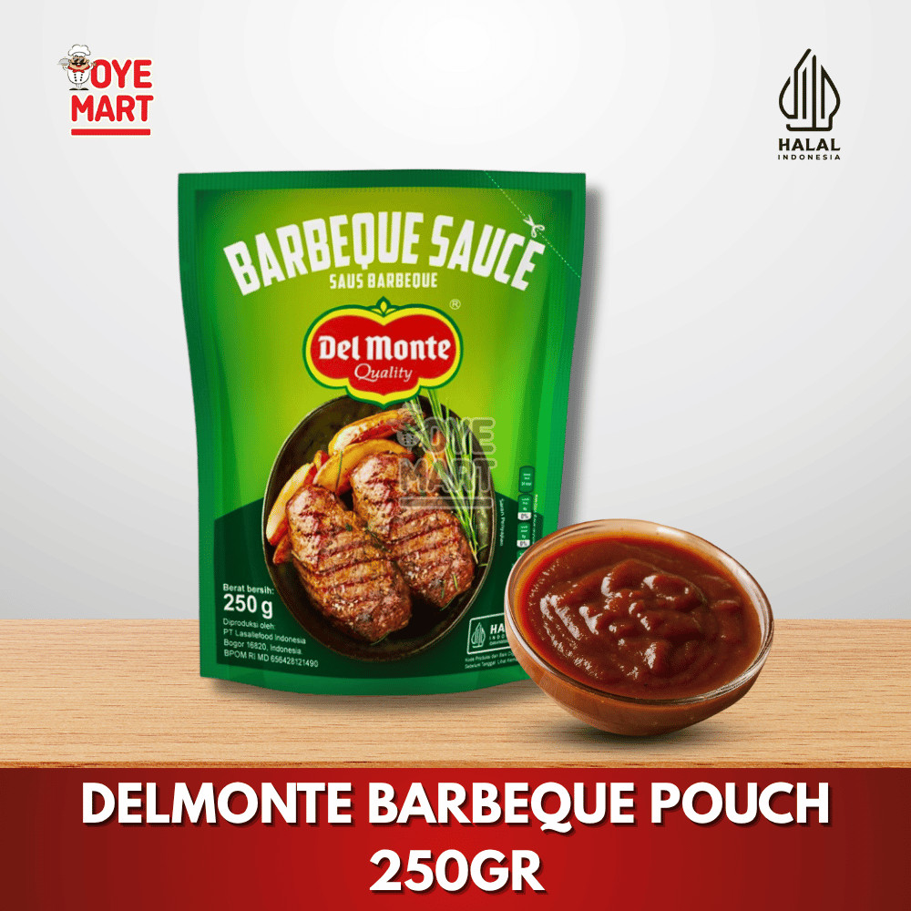 

DELMONTE BARBEQUE POUCH 250GR / SAUS BARBEQUE POUCH