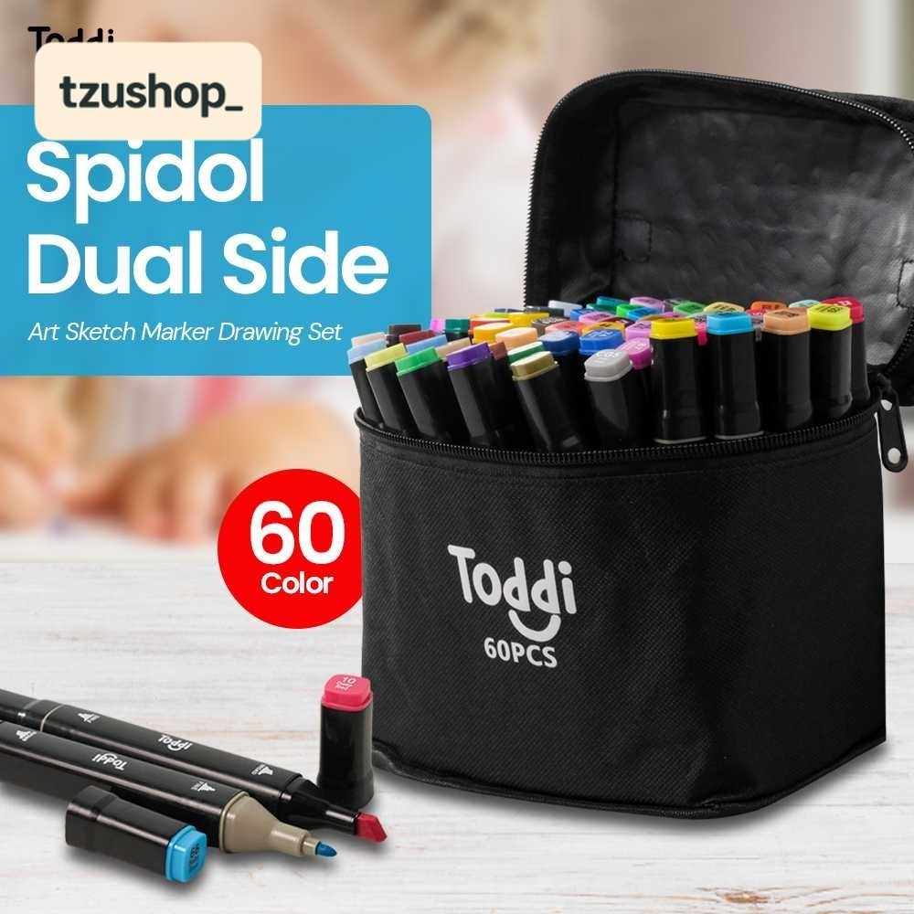 

Spidol Dual Side Fine Art Brush Pen Art Marker