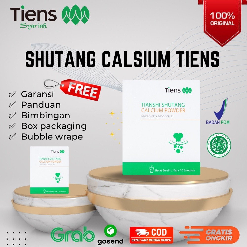 SHUTANG CALSIUM CALCIUM POWDER TIENS TIANSHI SUSU KALSIUM OBAT DIABETES PENURUN GULA DARAH ORIGINAL 