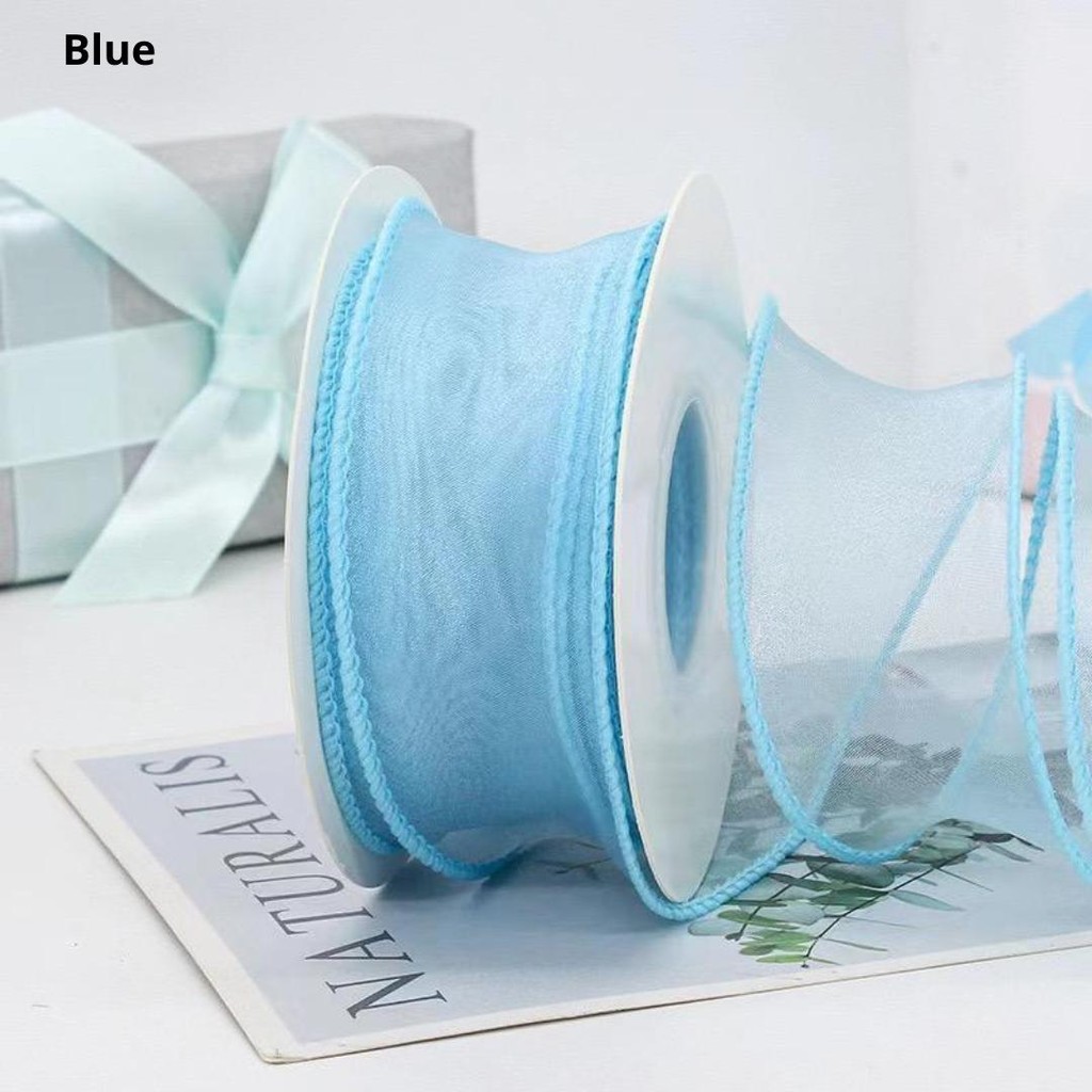 

Pita Tile Ribbon Organza Organdi Premium Pita Kado Fishtail Wave Gelombang 4cm x 10Y