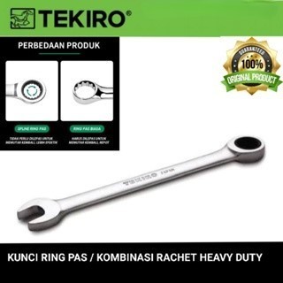 TEKIRO KUNCI RING PAS KOMBINASI RACHET 12MM HEAVY DUTY (100% ORIGINAL)