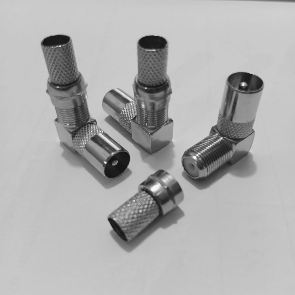 Termurah JACK TV L DRAT - JACK TV F KONEKTOR BESI SET