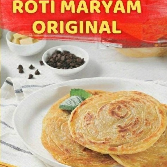 

ROTI maryam / Canai 355 gram bulat diameter 15cm isi 5 pcs