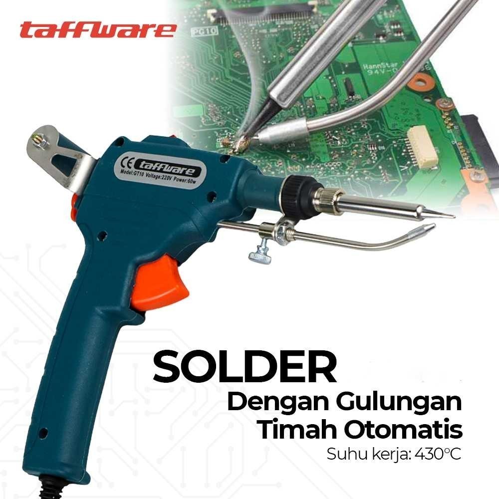 Solder Listrik Tembak Otomatis Solder Iron Automatic Tin Gun 60 W / Solder Listrik Dengan Tempat Tim