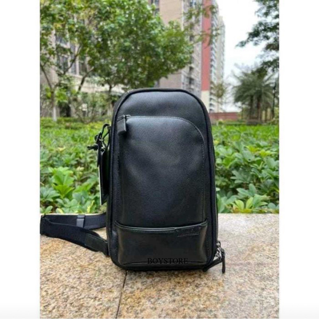 TAS SLINGBAG GREGORY GLEN KULIT & NYLON