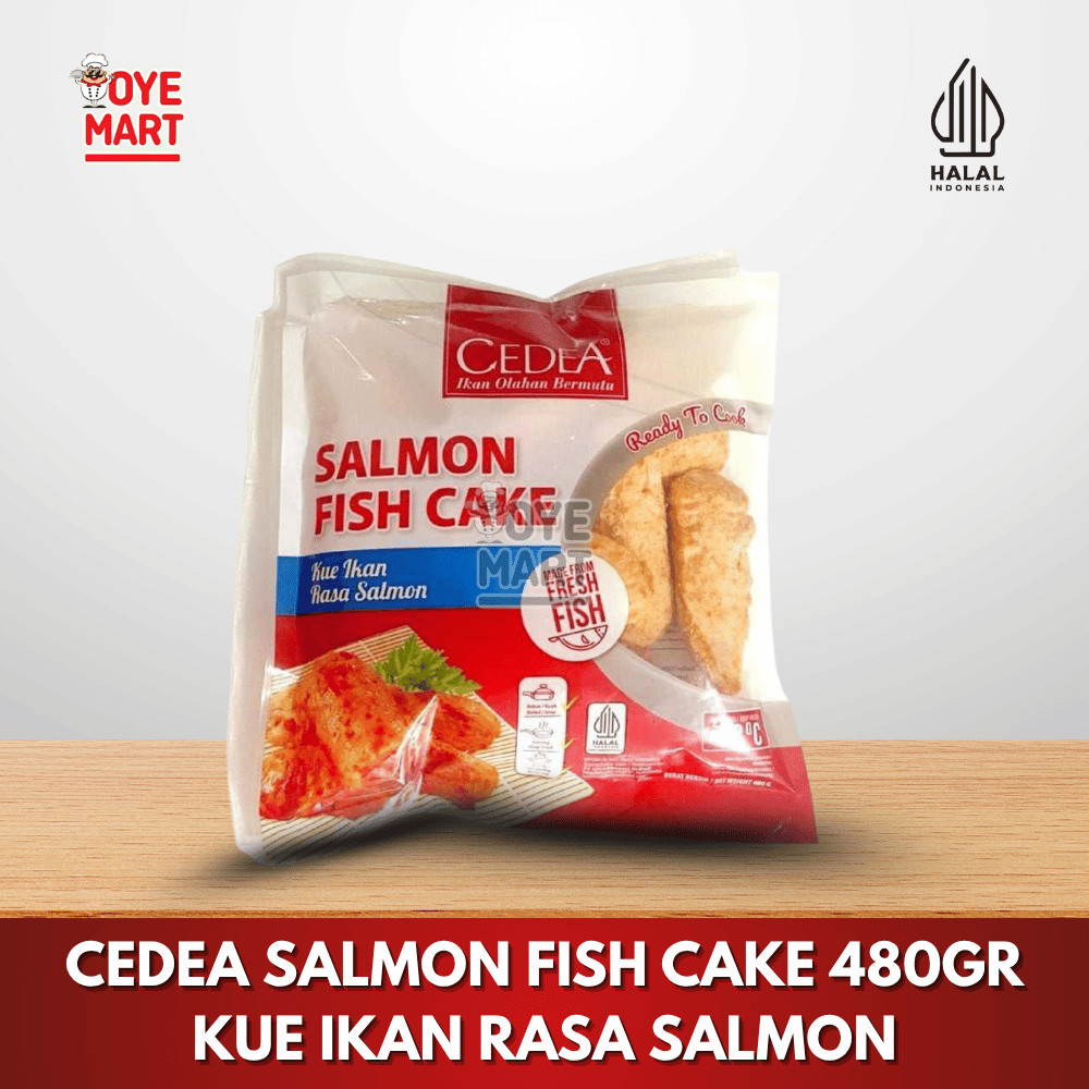 

CEDEA SALMON FISH CAKE 480GR / KUE IKAN RASA SALMON