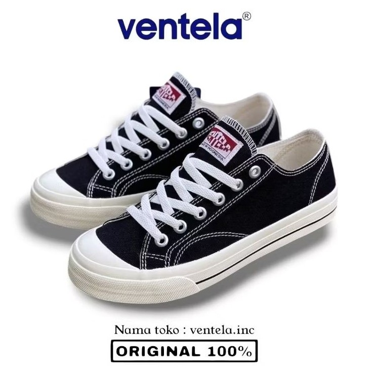 Ventela Basic Low Black Natural Original