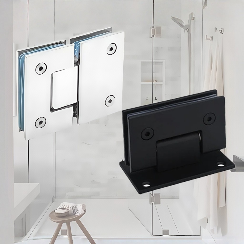 Engsel Pintu Kaca Tempered Engsel Pintu Kaca Kamar Mandi Kamar Mandi Stainless Hinge Baja Tahan Kara
