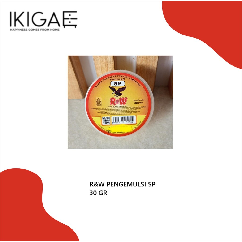 

R&W PENGEMULSI PENGEMBANG KUE SP 30 GR