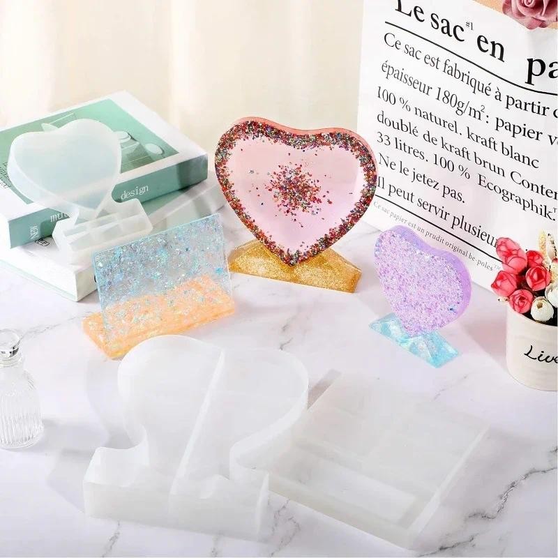 

Photo Frame Mold DIY Crystal Drop Gel Silicone Mold Silicone Jewelry Love Photo Frame Mold Multi-Specification