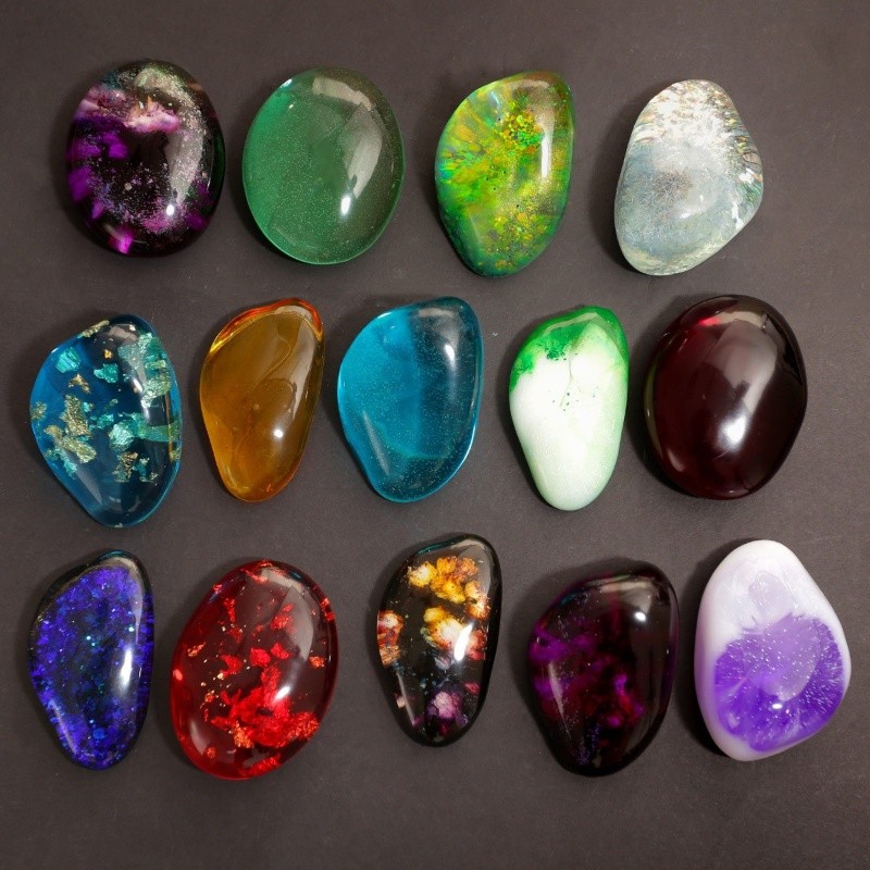 

Irregular Special NieNieLe Silicone Mold DIY Handmade Stone Pebble Jelly Decoration Soap Ornament Resin Mold Home Crafts Casting