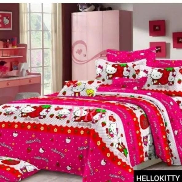 sprei hello kitty sprei murah sprei karakter