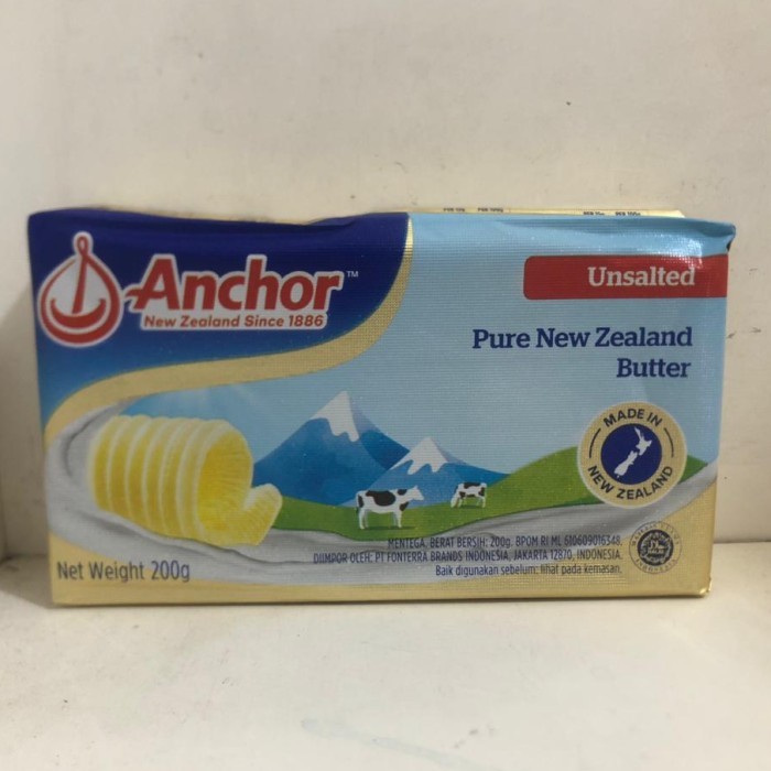 

[New]Promo ANCHOR BUTTER SALTED/ UNSALTED 227GR - unsalted 200gr