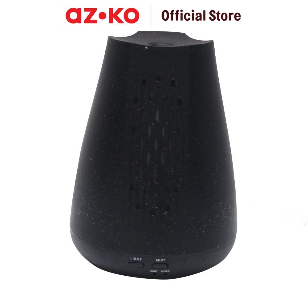 AZKO Ultransmit Ultrasonic Diffuser Aromaterapi Wood Fiber- Hitam Dispenser Pengharum Ruangan Alat P