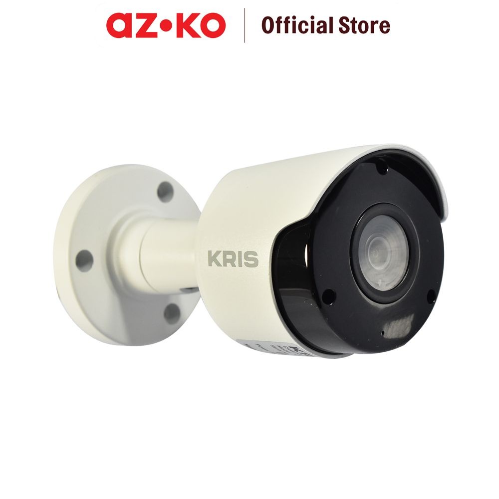 AZKO Kris Kamera Cctv Bullet Ahd 2 Mp - Putih Tersembunyi Tanpa Wifi Cctv Analog Bullet Via Hp Tahan