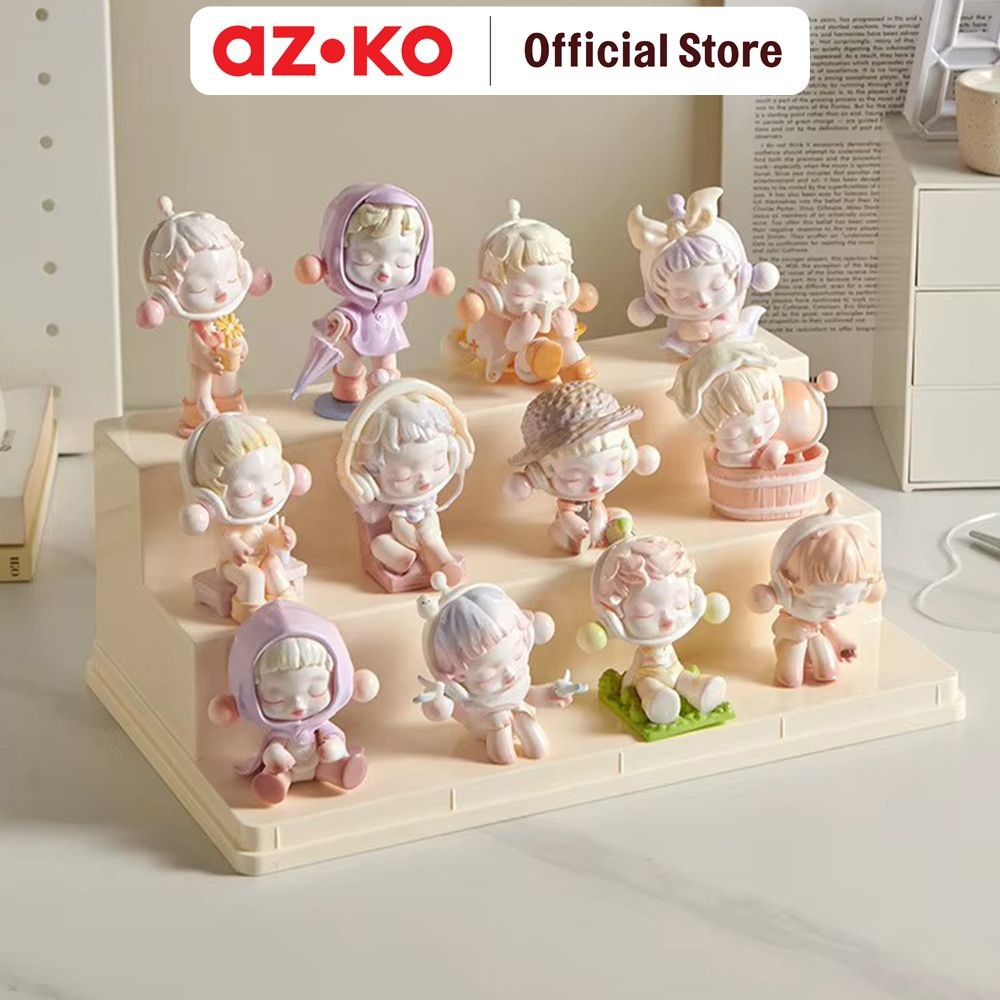 AZKO Stora Kotak Pajang Action Figure Double Square Display Box Tempat Koleksi Pajangan Storage Temp
