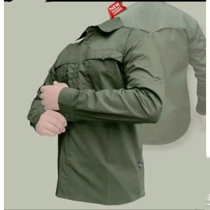 Kemeja Elegant Angsana  bahan Drill