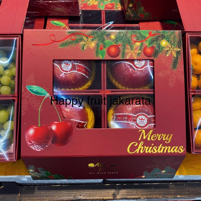 

hampers natal Buah Buah fresh | Apel sekaiichi manis hampers Box free