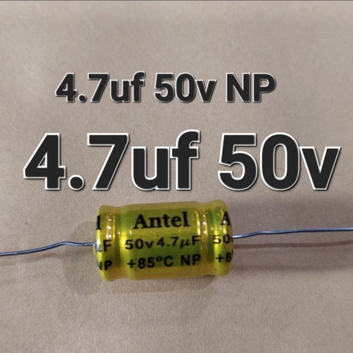 JN99 4.7uf 50v non polar elko elco 4.7uf-50v nonpolar non polar - 4.7uf 50v NP