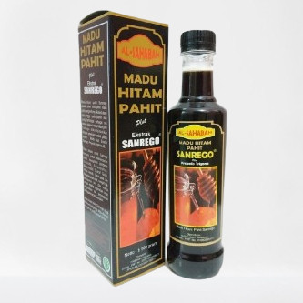 

Madu Hitam Pahit Sanrego Plus Propolis Trigona Al Sahabah Isi 500 gr
