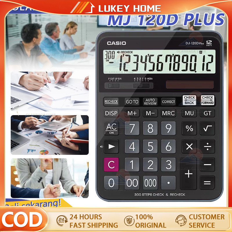 

Kalkulator Casio M J 120D PLUS CHECK CORRECT Kalkulator Meja Check Correct 100% asli