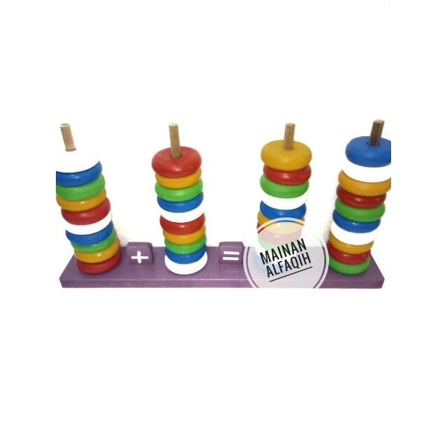 READYSTOCK Mainan kreatifitas anak / Mainan Edukatif / Mainan Donat Hitung / Mainan Matematika / Mai