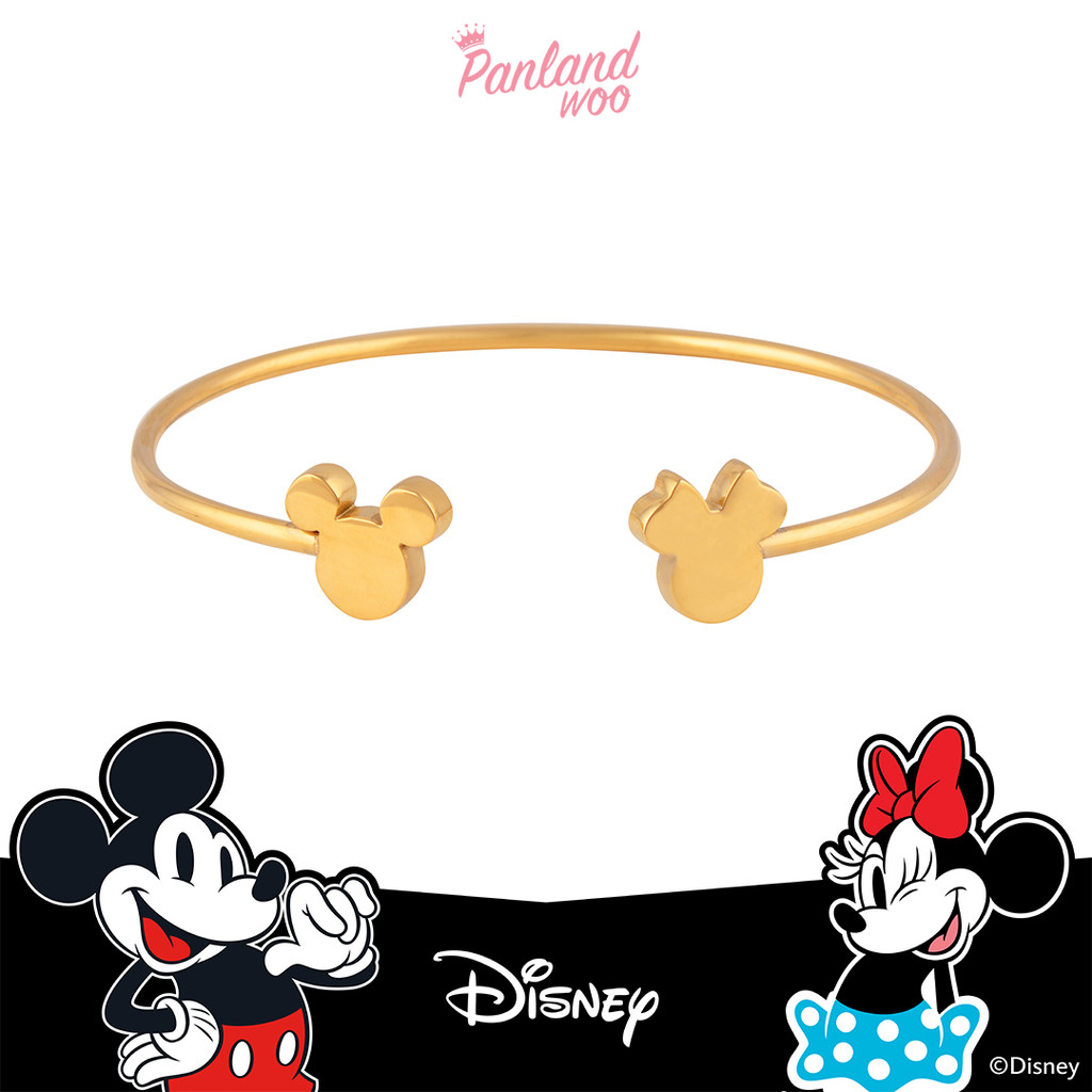 Panlandwoo - Mickey & Minnie Mouse Collection - Gelang Bangle Titanium Wanita Hansa