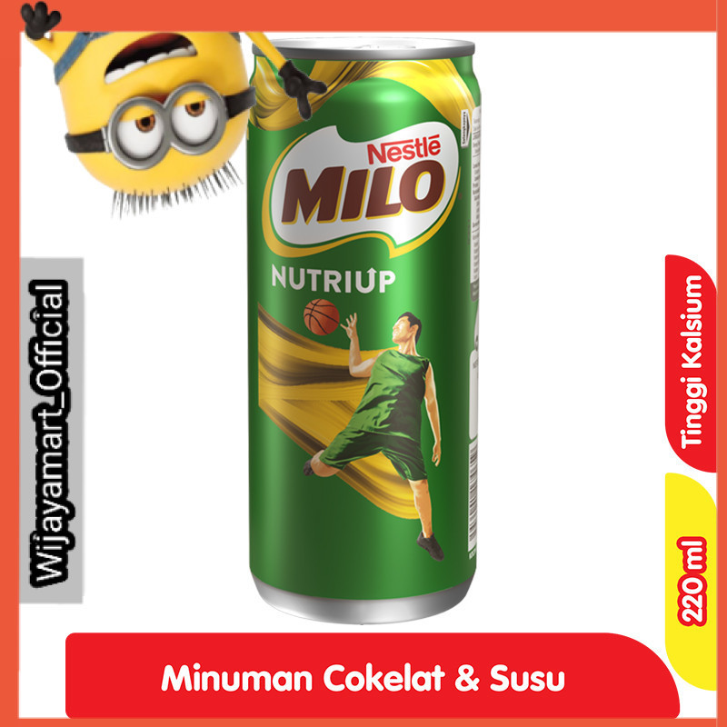 

Milo Nutri Up Minuman Cokelat Kaleng 220 ml