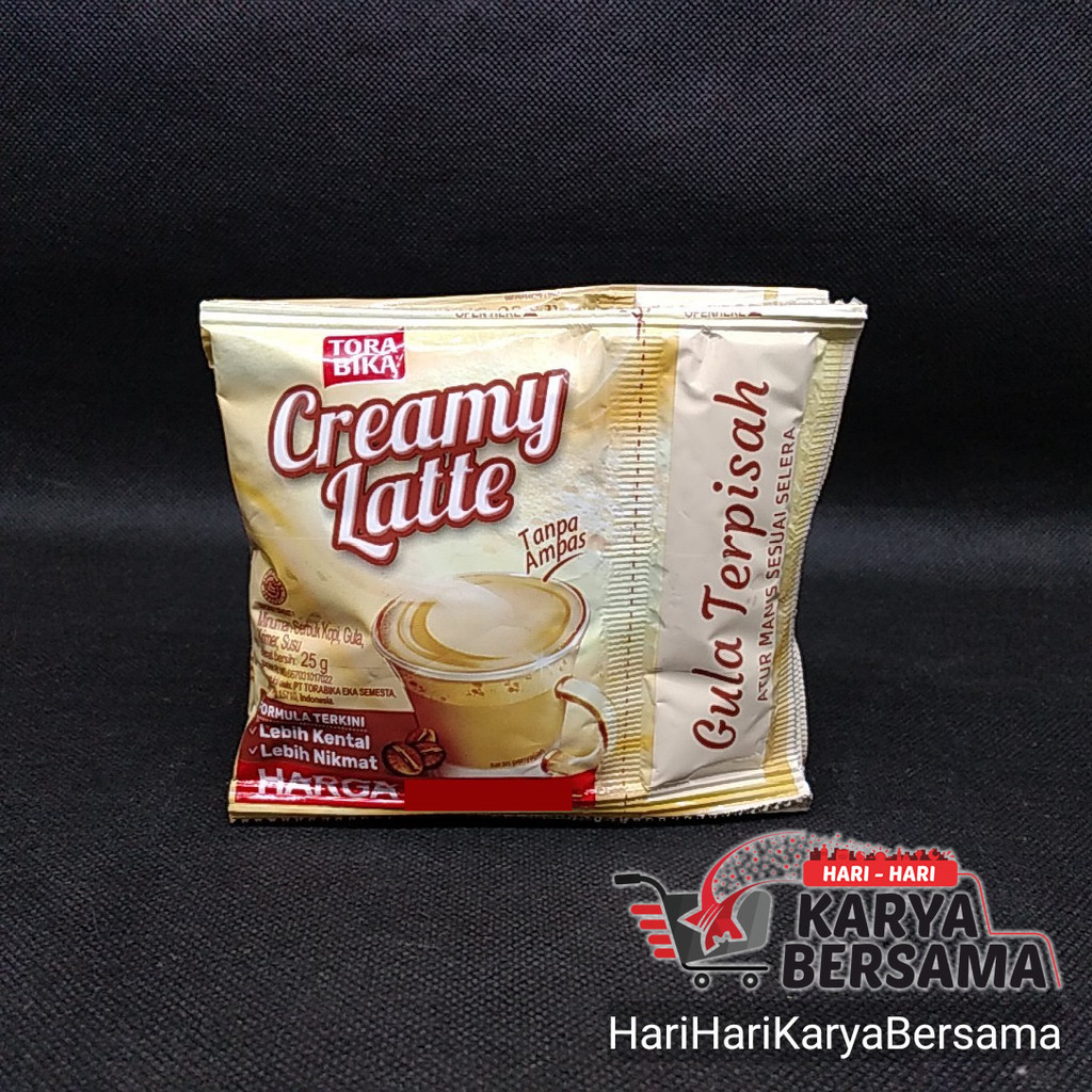 

MINUMAN BUBUK KOPI INSTAN TORA BIKA CREAMY LATTE 5'S 25GR