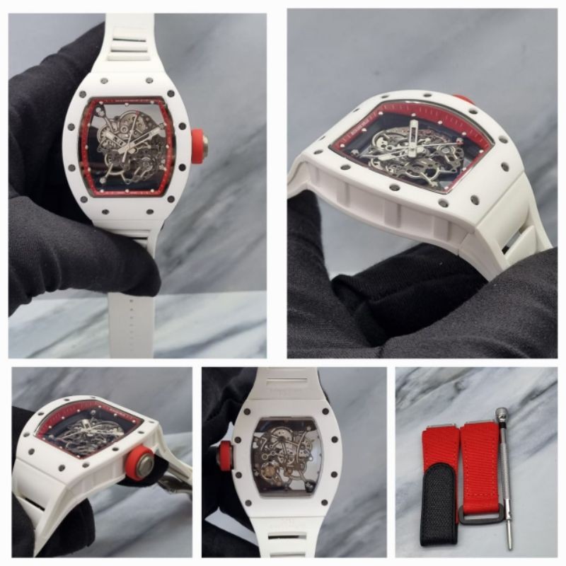 JAM TANGAN PRIA/COWOK RM055 CERAMIC SWISS BBR V3 CLONE