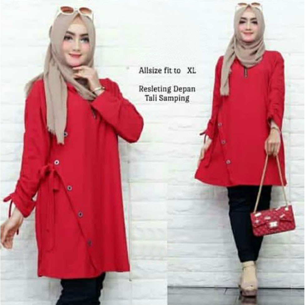 BSM- SOPHIA-Tunik Milia Tunik Baju Muslim Remaja Murah | Setelan Wanita Terlaris | Outfit Muslim Wan
