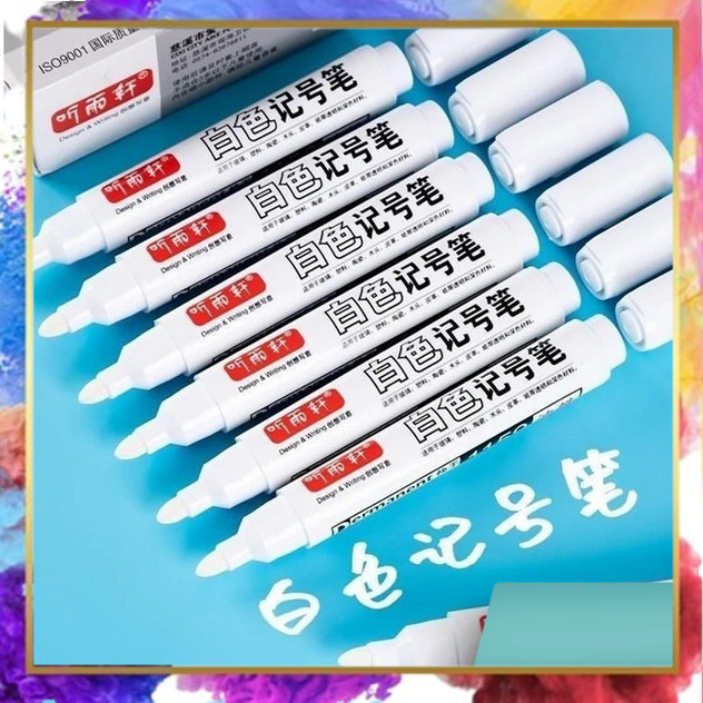 

YIXIAOJIANDA Spidol Ban Permanen Oil Based Waterproof 5mm 5 PCS - 1159