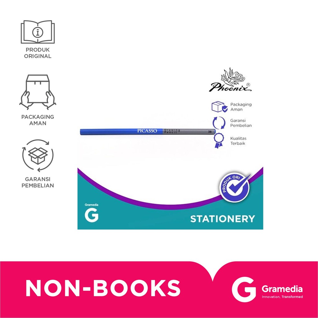 

Phoenix Drawing Pencil 7800S 3B