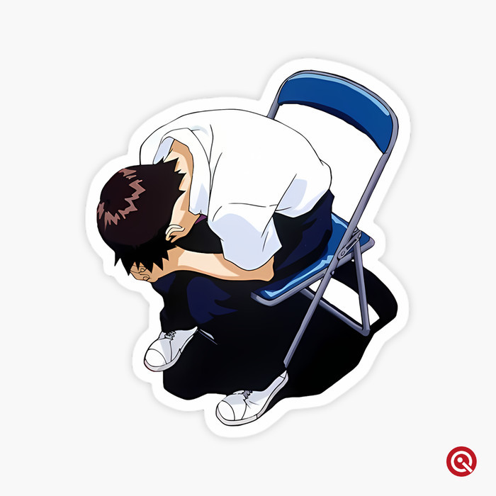 

Shinji Ikari Evangelion - Vinyl Sticker