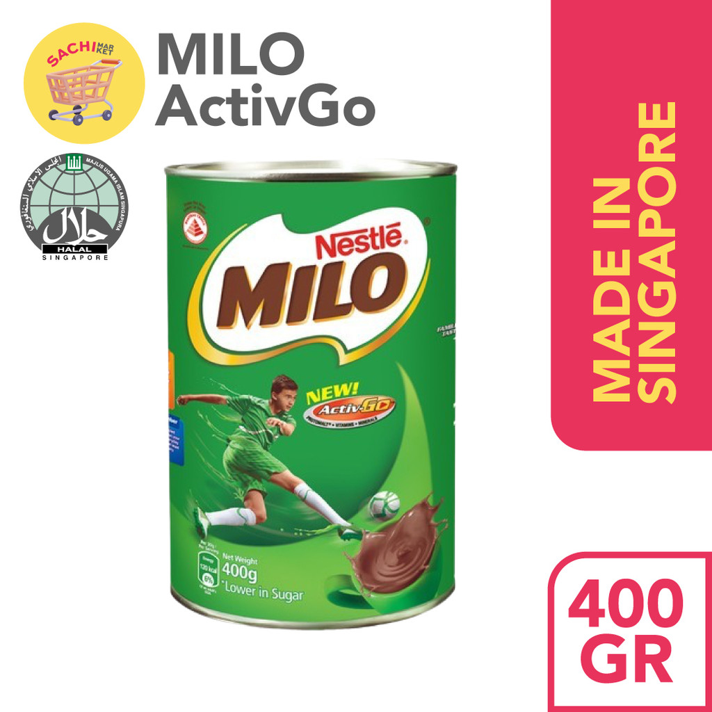 

MILO 400gr / 3IN1 Susu Bubuk Kaleng SGP / Singapore [HALAL]