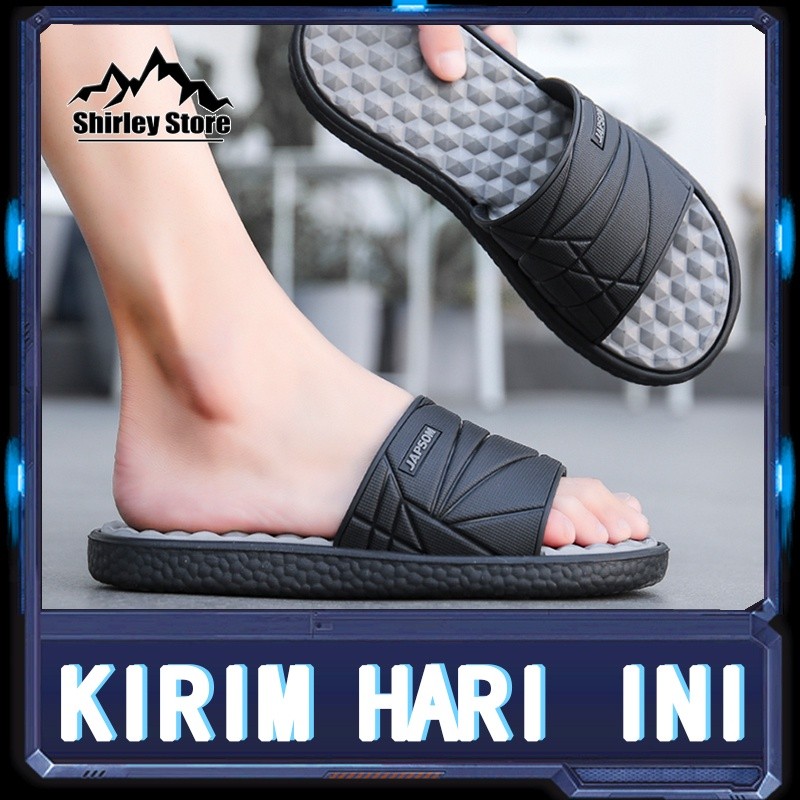 PROMO Sandal Pria Sandal Cowok Sendal Slop Pria Sandal Slop Sandal Rumah laki laki Sandal Slide Pria
